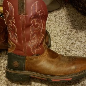 Men's Justin Stampede Square Safety Toe 11EE